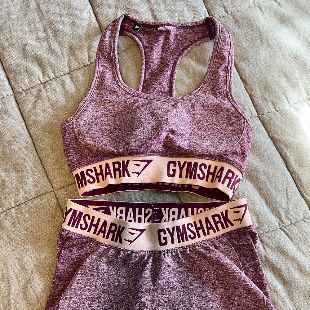Gymshark Sports Bra and Biker short set